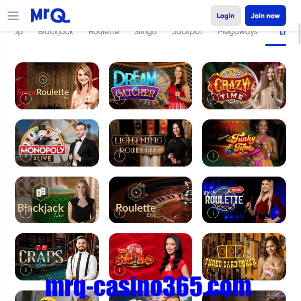 MrQ Casino Bingo Games
