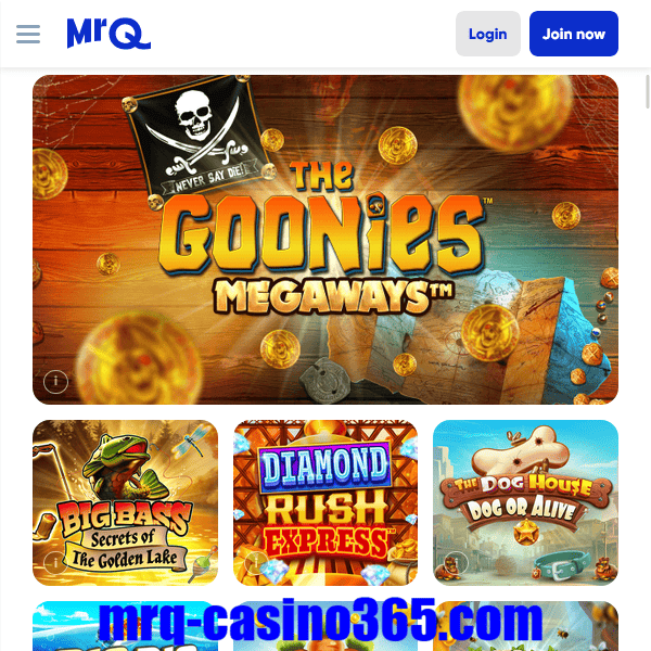 MrQ Casino Featured Slot - The Goonies Megaways