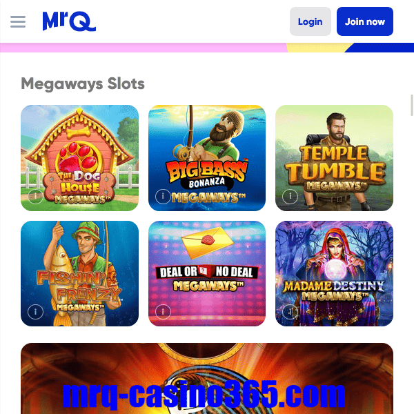 MrQ Casino Megaways Slots Collection